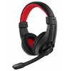 Słuchawki GEMBIRD GHS-01 Czarno-czerwony Regulacja głośności Tak