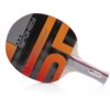 Paletka do ping ponga z kolorowym wzorem w odcieniach pomarańczowego, czarnego i szarego, z widocznymi napisami: "Spokey", "Competitor", "racket", "table tennis bat". Na rączce znajduje się logo "Spokey".