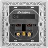 Gniazdko LANBERG AC-WS01-USB2-F Liczba gniazd Pojedyncze