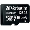 Karta pamięci VERBATIM microSDXC 128GB + Adapter Klasa prędkości Klasa 10