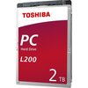 Dysk TOSHIBA L200 2TB HDD Typ dysku Wewnętrzny