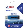 Pendrive VERBATIM V3 Max 32GB, USB 3.2 Gen. 1 (USB 3.0), Odczyt 175 Mb/s, Zapis 80 Mb/s Interfejs USB 3.2 Gen. 1