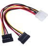 Adapter Molex - 2x SATA AKYGA AK-CA-16 0.15 m