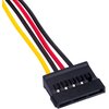 Adapter Molex - 2x SATA AKYGA AK-CA-16 0.15 m Gniazdo 2x SATA żeński