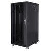 Szafa RACK LANBERG 19" 27U FF01-6827-12B 600 x 800 mm, Stojąca Czarny Wysokość wewnętrzna 27U