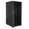 Szafa RACK LANBERG 19" 27U FF01-6827-12B 600 x 800 mm, Stojąca Czarny