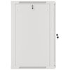 Szafa RACK LANGBERG 19" 18U WF01-6618-10S 600 x 600 mm, Wisząca Szary Przeszklone drzwi Tak