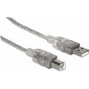 Kabel USB-A - USB-B MANHATTAN 345408 5 m Długość [m] 5