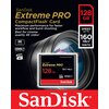 Karta pamięci SANDISK Compact Flash Extreme Pro 128 GB Adapter w zestawie Nie