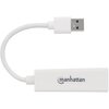 Adapter USB - RJ45 MANHATTAN 0.1 m Gniazdo RJ-45 żeński