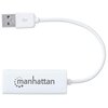 Karta sieciowa MANHATTAN Fast Ethernet USB-A, Zewnętrzna Obsługiwane systemy operacyjne Mac OS