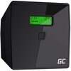 Zasilacz UPS GREEN CELL UPS03 1000VA 600W Power Proof z wyświetlaczem LCD Interfejs USB