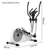 Orbitrek elektromagnetyczny FINNLO Loxon XTR 20kg 42cm Rodzaj oporu Elektromagnetyczny