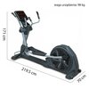 Orbitrek elektromagnetyczny FINNLO S LC-E22 Maximum 10kg Rodzaj oporu Elektromagnetyczny