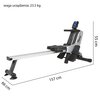 Wioślarz HAMMER Pro Force 4534 Wyświetlacz LCD Tak