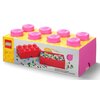 Pojemnik na LEGO klocek Brick 8 Różowy 40041739 Motyw Brick 8