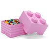 Pojemnik na LEGO klocek Brick 4 Jasnoróżowy 40031738 Motyw Brick 4