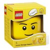 Pojemnik na LEGO mała głowa Chłopiec Żółty 40311724 Motyw Głowa