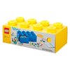 Pojemnik na LEGO z szufladkami Brick 8 Żółty 40061732 Motyw Brick 8