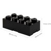 Pudełko śniadaniowe LEGO Klocek Czarny 402317 Motyw Klocek
