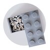 Pojemnik na LEGO z szufladkami Brick 8 Szary 40061740 Płeć Chłopiec