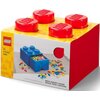 Pojemnik na LEGO z szufladką Brick 4 Czerwony 40051730 Motyw Brick 4