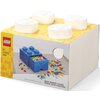 Pojemnik na LEGO z szufladką Brick 4 Biały 40051735