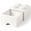 Pojemnik na LEGO z szufladką Brick 4 Biały 40051735 Motyw Brick 4