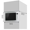 Kuchenka mikrofalowa SMEG FMI425X Typ Bez ramki