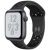 APPLE Watch 4 Nike+ GPS 40mm koperta z aluminium (gwiezdna szarość) + pasek sportowy (czarny)