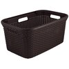 Kosz na pranie CURVER Rattan 45L Ciemnobrązowy
