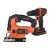 Zestaw elektronarzędzi BLACK&DECKER Combo BCK22S1S Napięcie akumulatora [V] 18