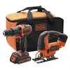 Zestaw elektronarzędzi BLACK&DECKER Combo BCK22S1S