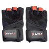 Rękawice fitness HMS RST01 (rozmiar S) Czarno-czerwony