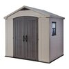 Domek narzędziowy KETER Factor 230451 8x6 Beżowo-szaro-brązowy 256.5 x 182 x 243 cm