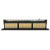 Patch panel EXTRALINK 19" EX.9823 Czarny Mocowanie Czteropunktowe doczołowe