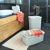 Kosz na pranie CURVER Rattan 45L Kremowy Głębokość [cm] 39
