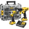 Zestaw Combo DEWALT DCK211D2T Pojemność akumulatora [Ah] 2