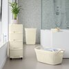 Kosz na pranie CURVER Knit 40L Kremowy Ażurowa konstrukcja Tak