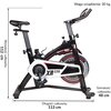 Rower spinningowy HERTZ FITNESS XR-220 Rodzaj oporu Dociskowy
