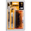 Zestaw końcówek wkrętakowych DEWALT DT71570-QZ (14 elementów) Długość całkowita [mm] 120