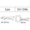 Zestaw szczypiec YATO YT-55472 (3 elementy) Długość całkowita [mm] 180