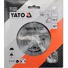 Tarcza do cięcia YATO YT-6055 160 mm Grubość tarczy [mm] 2