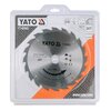 Tarcza do cięcia YATO YT-60665 210 mm Grubość tarczy [mm] 2.2