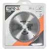 Tarcza do cięcia YATO YT-6068 210 mm Grubość tarczy [mm] 2.2