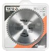 Tarcza do cięcia YATO YT-6072 250 mm Grubość tarczy [mm] 2.2