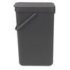 Kosz na śmieci BRABANTIA Sort & Go 16L Szary Pojemność [l] 16