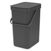 Kosz na śmieci BRABANTIA Sort & Go 12L Szary