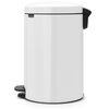 Kosz na śmieci z pedałem BRABANTIA 111785 NewIcon szczelna pokrywa, nie przepuszcza zapachów 30L Biały