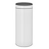 Kosz na śmieci uchylny BRABANTIA 115141 Touch Bin New krawędź chroniąca przed zarysowaniami 30L Biały